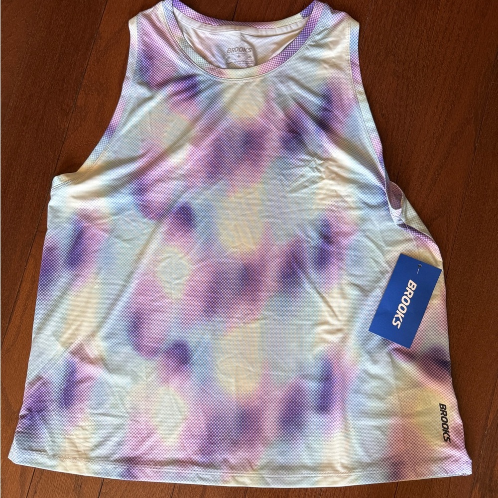 Brooks Pastel Tie-Dye Tank Top